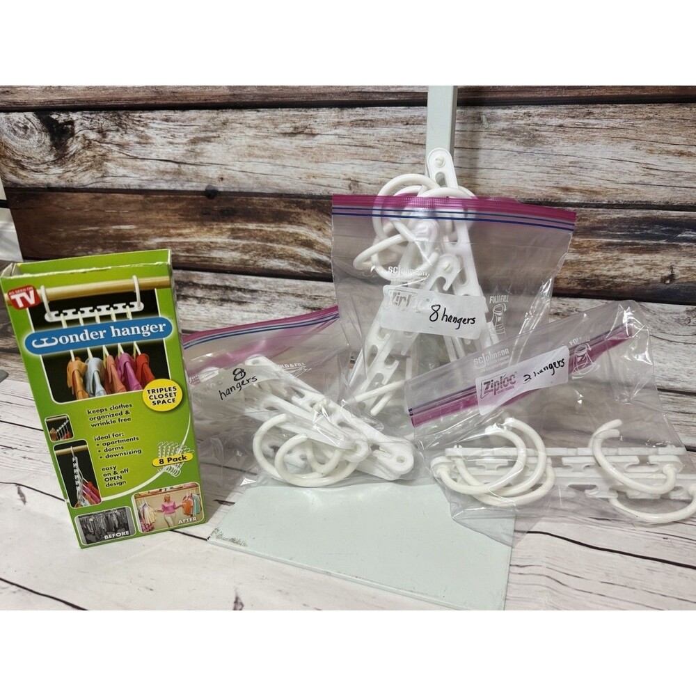 Wonder Hanger 19 Pack Closet Space Saving Organizing As Seen on TV